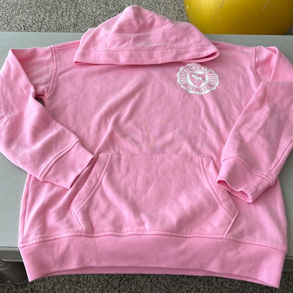 Abercrombie and Fitch pink hoodie